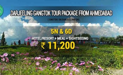 Darjeeling Gangtok tour package from Ahmedabad