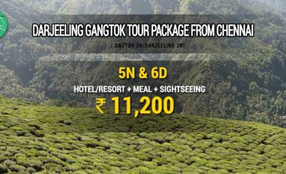 Darjeeling Gangtok tour package from Chennai
