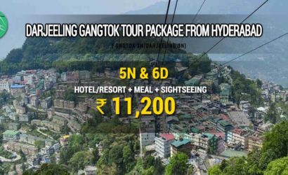 Darjeeling Gangtok tour package from Hyderabad