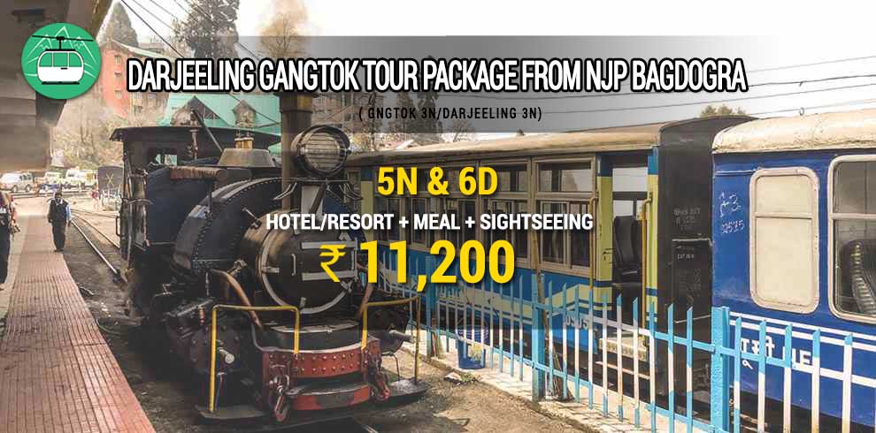 Darjeeling Gangtok tour package from NJP Bagdogra