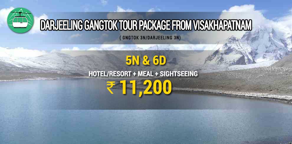 Darjeeling Gangtok tour package from Visakhapatnam