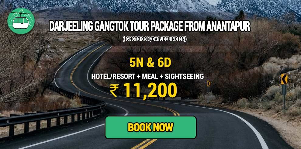 Darjeeling Gangtok package from Anantapur