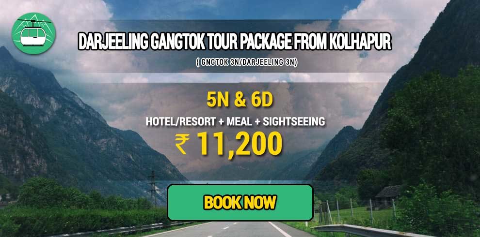 Darjeeling Gangtok package from Kolhapur