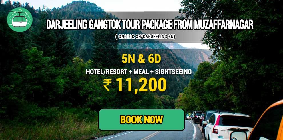 Darjeeling Gangtok tour package from Muzaffarnagar