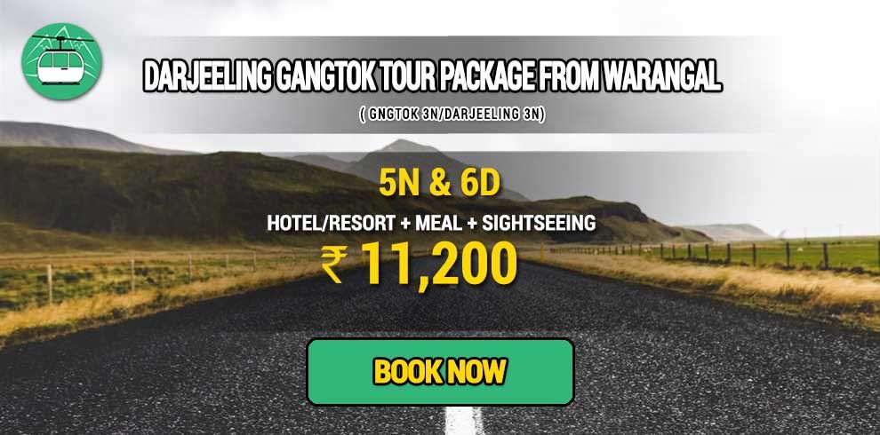 Darjeeling Gangtok package from Warangal