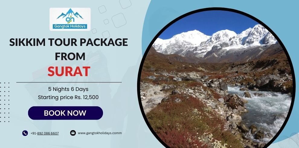 Sikkim Tour Package from Surat