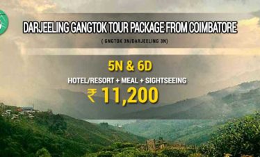 Darjeeling Gangtok tour package from Coimbatore