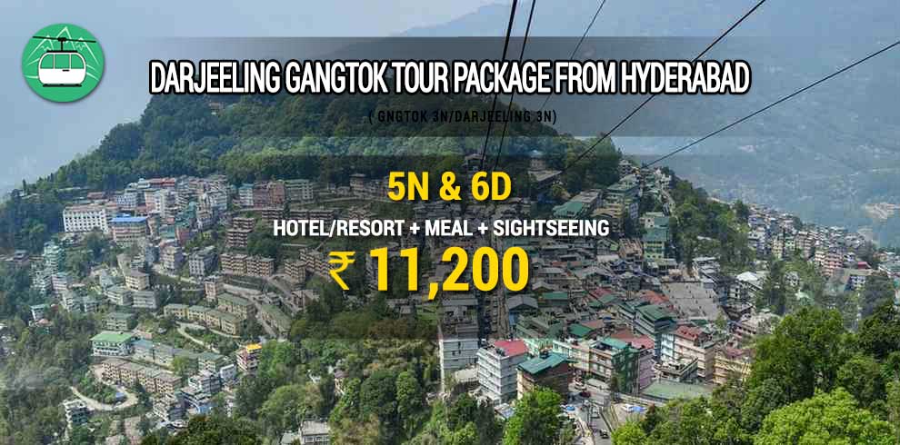 Darjeeling Gangtok tour package from Hyderabad