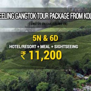 Darjeeling Gangtok tour package from Kolkata