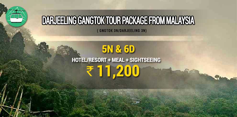 Darjeeling Gangtok tour package from Malaysia