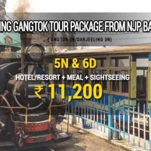 Darjeeling Gangtok tour package from NJP Bagdogra