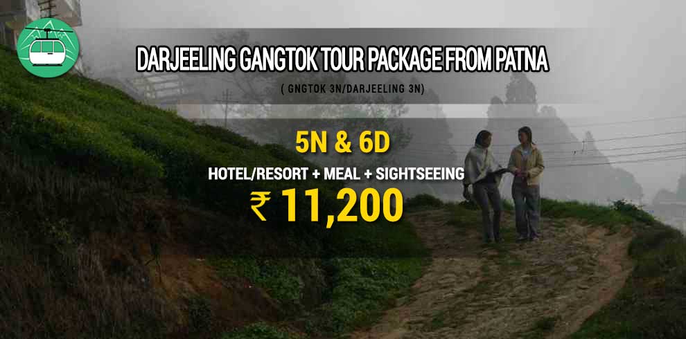 Darjeeling Gangtok tour package from Patna