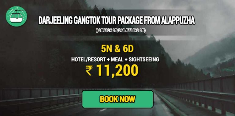 Darjeeling Gangtok tour package from Alappuzha