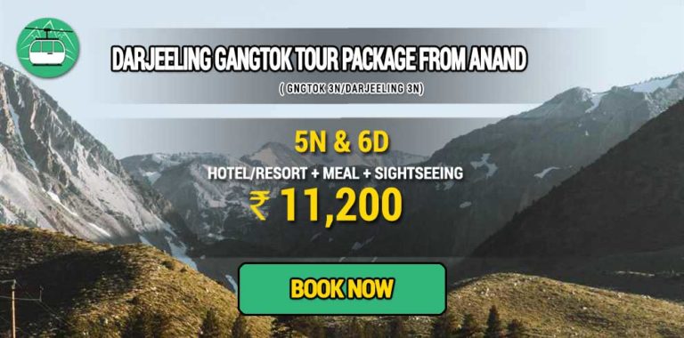 Darjeeling Gangtok tour package from Anand
