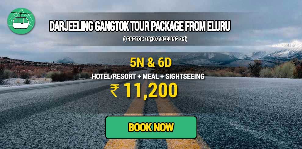 Sikkim Darjeeling Gangtok tour package from Eluru