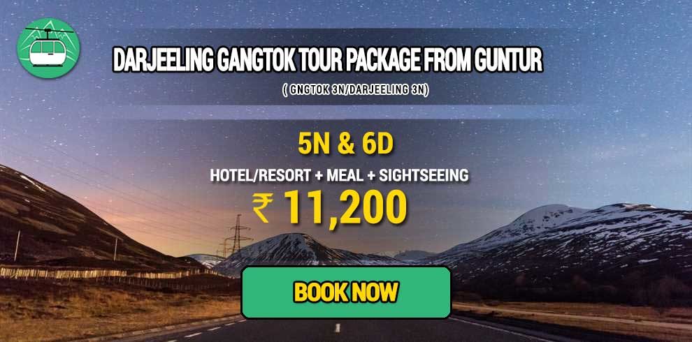 Darjeeling Gangtok package from Guntur