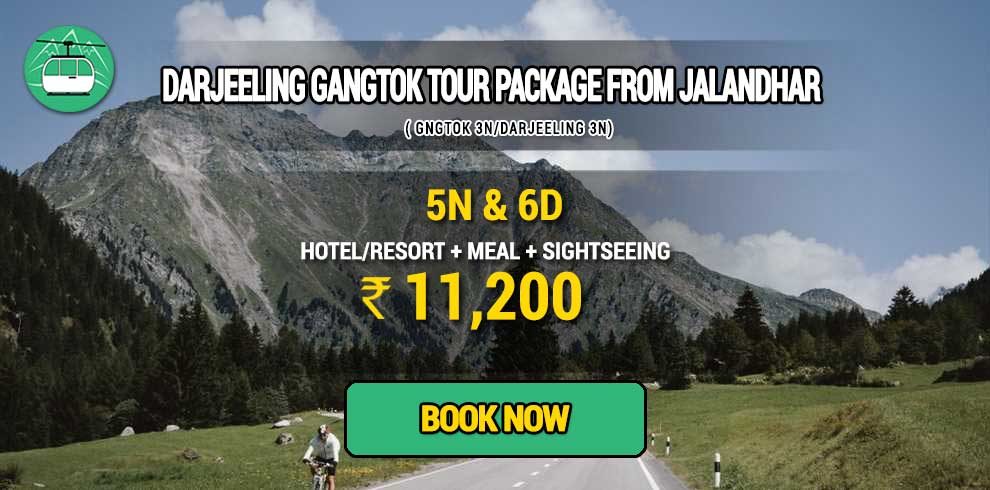 Darjeeling Gangtok package from Jalandhar