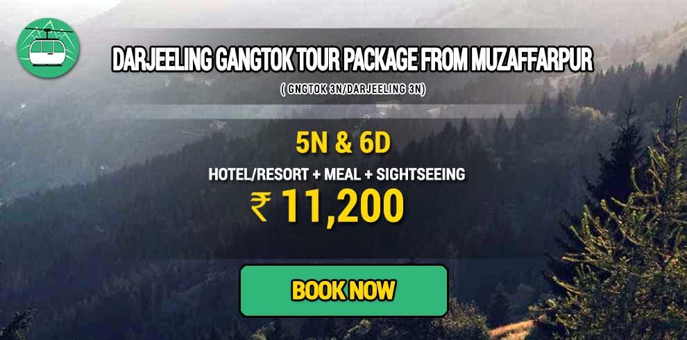 Darjeeling Gangtok package from Muzaffarpur