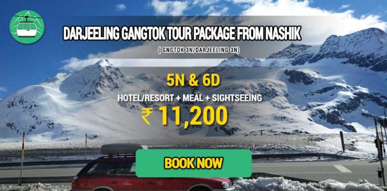 Darjeeling Gangtok tour package from Nashik