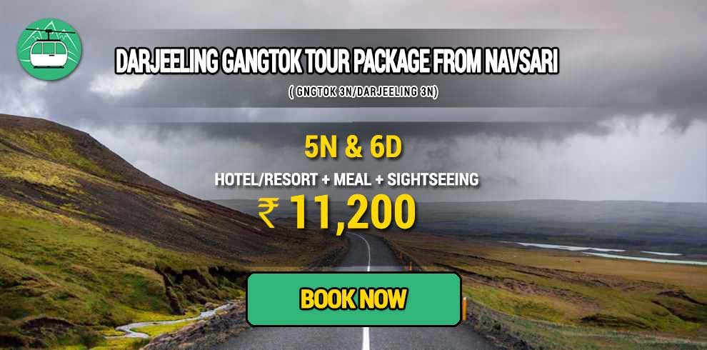 Sikkim Darjeeling Gangtok tour package from Navsari
