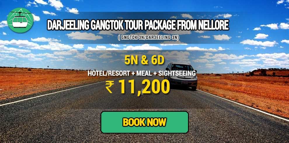 Darjeeling Gangtok tour package from Nellore