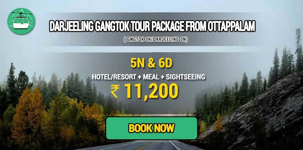 Sikkim Darjeeling Gangtok tour package from Ottappalam