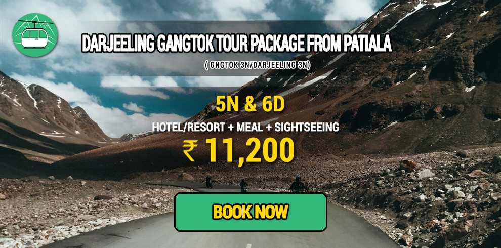 Darjeeling Gangtok package from Patiala