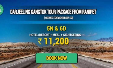 Sikkim Darjeeling Gangtok tour package from Ranipet