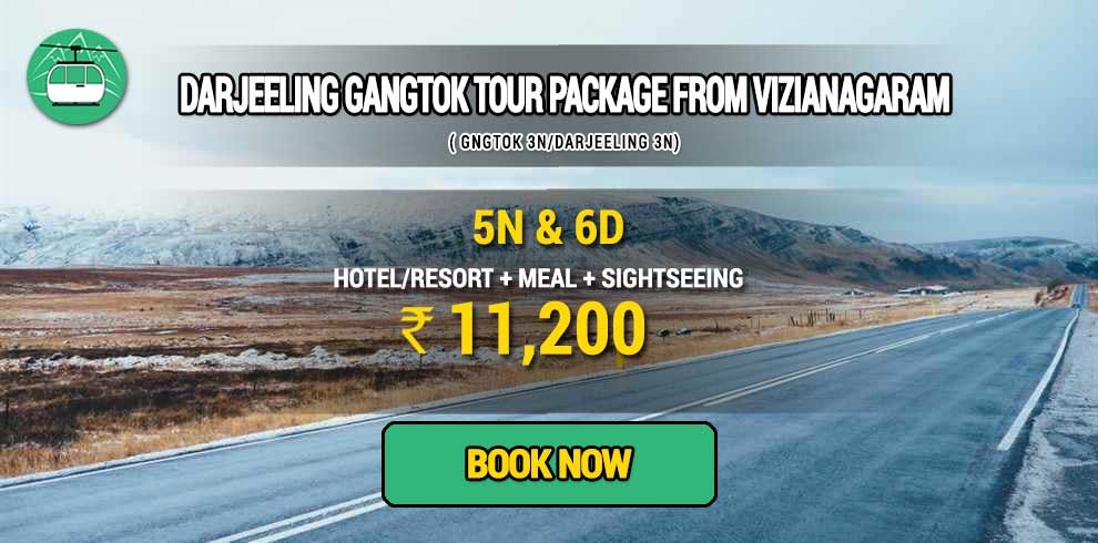 Sikkim Darjeeling Gangtok tour package from Vizianagaram
