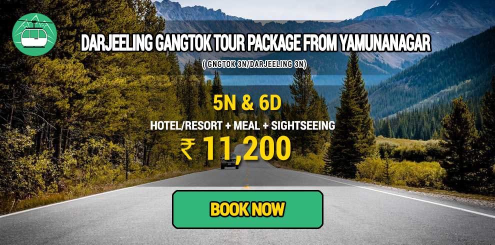 Darjeeling Gangtok package from Yamunanagar