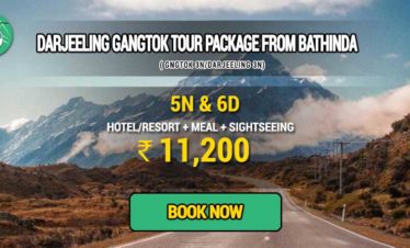 Sikkim Darjeeling Gangtok tour package from Bathinda