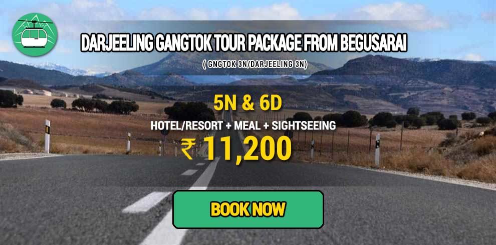 Sikkim Darjeeling Gangtok tour package from Begusarai