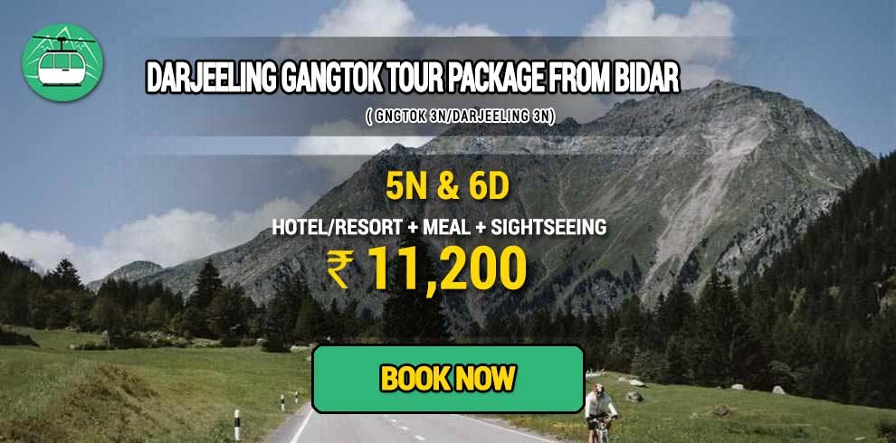 Sikkim Darjeeling Gangtok tour package from Bidar