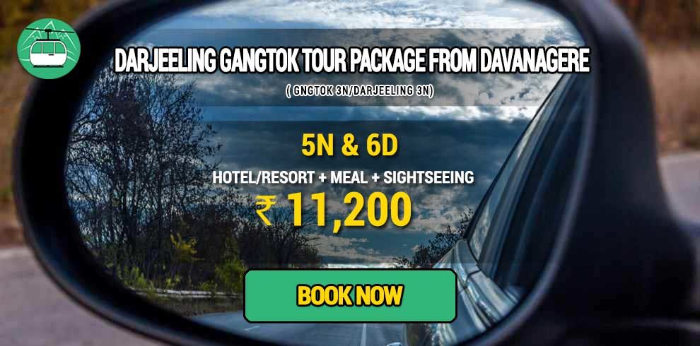 Sikkim Darjeeling Gangtok tour package from Davanagere