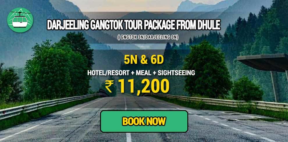 Sikkim Darjeeling Gangtok tour package from Dhule