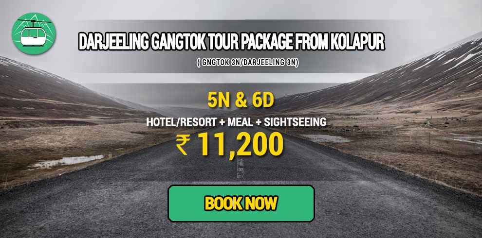 Sikkim Darjeeling Gangtok tour package from Kolapur