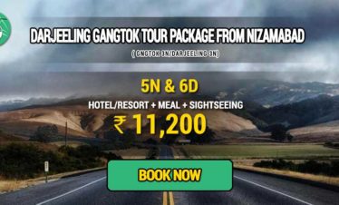 Sikkim Darjeeling Gangtok tour package from Nizamabad