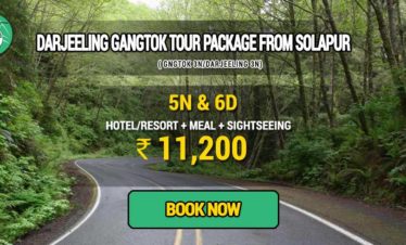 Sikkim Darjeeling Gangtok tour package from Solapur
