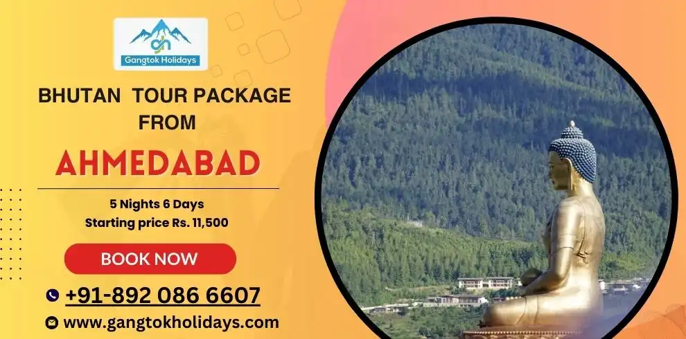 Bhutan Tour Package from Ahmedabad